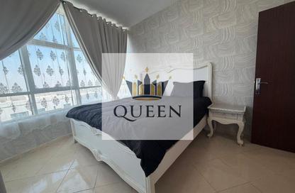 Apartment - 2 Bedrooms - 3 Bathrooms for rent in Orient Tower 2 - Orient Towers - Al Bustan - Ajman