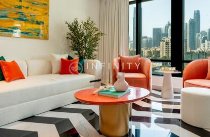 Apartment - 1 Bedroom - 2 Bathrooms for sale in Burj Views podium - Burj Views - Downtown Dubai - Dubai
