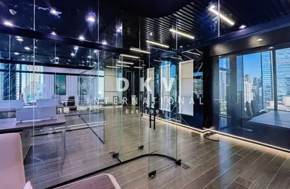 مكتب - غرفة نوم للايجار في برج بارك لين - الخليج التجاري - دبي