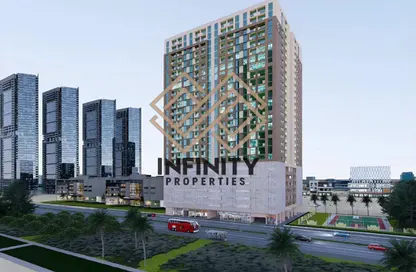 شقة - غرفة نوم - 2 حمامات للبيع في بلوبيل ريزيدنس - العامرة - عجمان