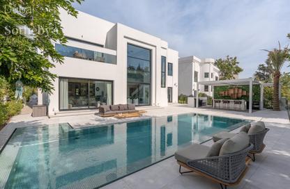 Villa - 4 - 5 for rent in Garden Hall - Mediterranean Clusters - Jumeirah Islands - Dubai