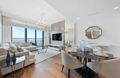 شقة - غرفة نوم - 1 حمام للايجار في برج Marina Vista 2 - مارينا فيستا - إعمار بيتشفرونت - دبي هاربور - دبي
