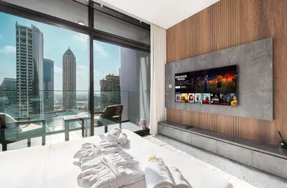 Apartment - Studio - 1 Bathroom for rent in Peninsula One - Peninsula - Business Bay - Dubai