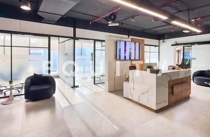Office Space - Studio - 1 Bathroom for rent in I Rise Tower - Barsha Heights (Tecom) - Dubai