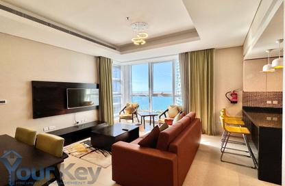 Apartment - 1 Bedroom - 2 Bathrooms for rent in Al Jowhara Tower - Corniche Road - Abu Dhabi