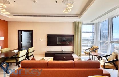 Apartment - 1 Bedroom - 2 Bathrooms for rent in Al Jowhara Tower - Corniche Road - Abu Dhabi