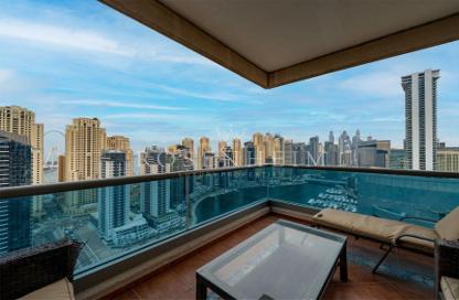 Apartment - 3 Bedrooms - 4 Bathrooms for sale in Zumurud Tower - Dubai Marina - Dubai