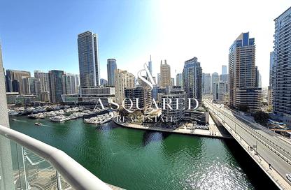 Apartment - 3 Bedrooms - 4 Bathrooms for rent in Marina Wharf 2 - Marina Wharf - Dubai Marina - Dubai
