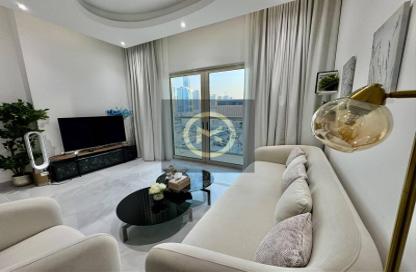 Apartment - 1 - 1 for rent in Marina View Tower A - Marina View - Dubai Marina - Dubai