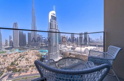 Apartment - 2 Bedrooms - 2 Bathrooms for rent in Burj Royale - Downtown Dubai - Dubai