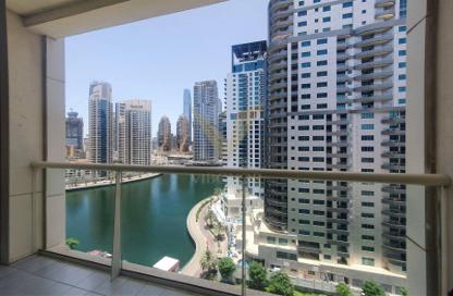 Apartment - Studio - 1 Bathroom for rent in Marina View Tower A - Marina View - Dubai Marina - Dubai