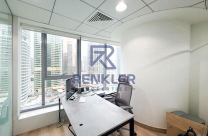 Office Space - Studio - 1 Bathroom for rent in Platinum Tower (Pt Tower) - JLT Cluster I - Jumeirah Lake Towers - Dubai