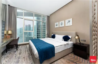 Apartment - Studio - 1 Bathroom for rent in Damac Maison Prive B - Damac Maison Prive - Business Bay - Dubai