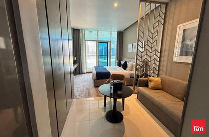 Apartment - Studio - 1 Bathroom for rent in Damac Maison Prive A - Damac Maison Prive - Business Bay - Dubai
