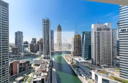 Apartment - Studio - 1 Bathroom for rent in Peninsula - Business Bay - Dubai