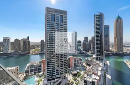 Apartment - Studio - 1 Bathroom for rent in Peninsula One - Peninsula - Business Bay - Dubai