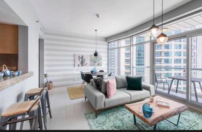Apartment - 1 Bedroom - 2 Bathrooms for rent in Fairfield Tower - Park Island - Dubai Marina - Dubai