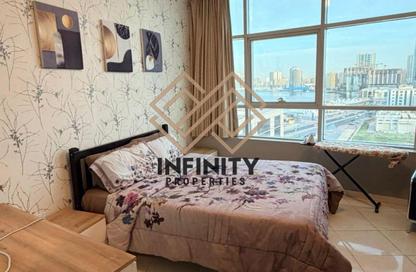 Apartment - 1 Bedroom - 2 Bathrooms for sale in Orient Tower 1 - Orient Towers - Al Bustan - Ajman