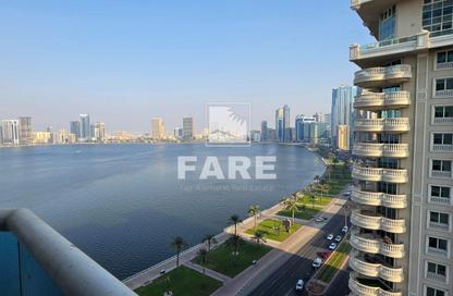 Apartment - 2 - 4 for rent in Al Dana Tower - Al Majaz 3 - Al Majaz - Sharjah