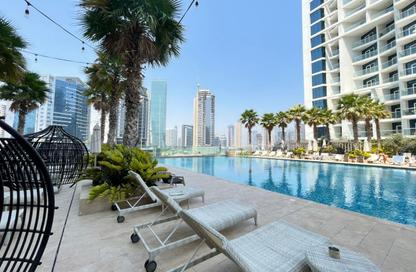 Apartment - 1 - 2 for rent in Damac Maison Prive B - Damac Maison Prive - Business Bay - Dubai