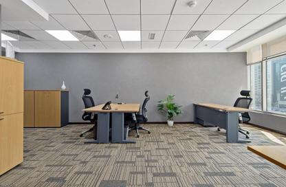 Office Space - Studio - 6 Bathrooms for rent in Clover Bay Tower - Business Bay - Dubai