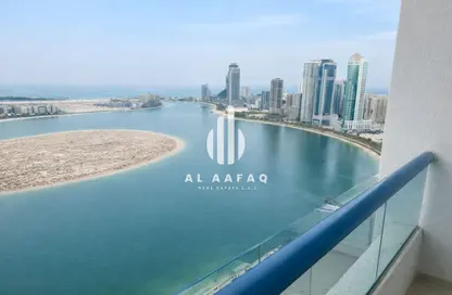 Apartment - 2 Bedrooms - 4 Bathrooms for rent in Beach Tower 2 - Al Khan Lagoon - Al Khan - Sharjah