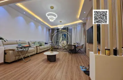 Apartment - 2 Bedrooms - 3 Bathrooms for rent in Orient Tower 1 - Orient Towers - Al Bustan - Ajman