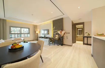 النزل و الشقق الفندقية - غرفة نوم - 2 حمامات للايجار في ميليو ذا بالم - نخلة جميرا - دبي