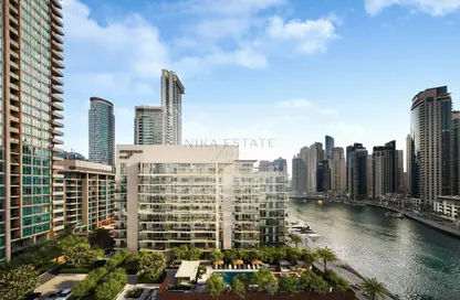 Apartment - 3 Bedrooms - 3 Bathrooms for sale in Residences Du Port - Al Majara Towers - Dubai Marina - Dubai