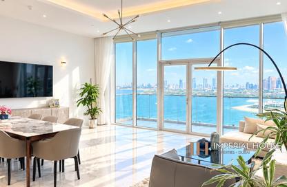 Apartment - 1 - 2 for rent in Diamond - Tiara Residences - Palm Jumeirah - Dubai