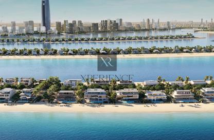 Villa - 6 - 7 for sale in Beach Collection Frond F - Beach Collection - Palm Jebel Ali - Dubai