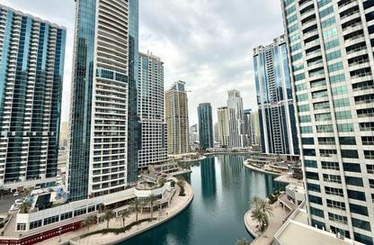 شقة - غرفة نوم - 2 حمامات للايجار في برج أيكون 1 - (JLT) مجمع M - أبراج بحيرات الجميرا - دبي