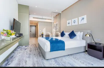 Apartment - Studio - 1 Bathroom for rent in Damac Maison Prive B - Damac Maison Prive - Business Bay - Dubai