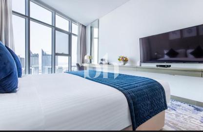 Apartment - Studio - 1 Bathroom for rent in Damac Maison Prive B - Damac Maison Prive - Business Bay - Dubai