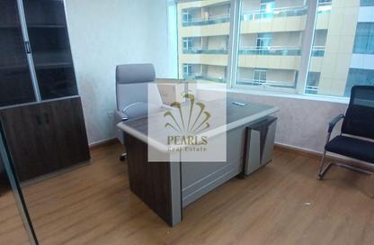 Office Space - Studio - 1 Bathroom for rent in Al Rashidiya Towers - Al Rashidiya - Ajman Downtown - Ajman