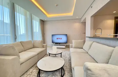 شقة - 2 غرف نوم - 1 حمام للايجار في الاسترليني الشرقية - الاسترليني - الخليج التجاري - دبي