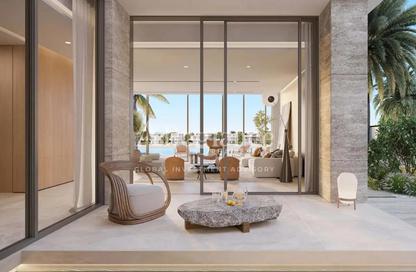 Villa - 6 - 6 for sale in Beach Collection Frond A - Beach Collection - Palm Jebel Ali - Dubai