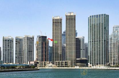Apartment - Studio - 1 Bathroom for sale in Peninsula Four - Peninsula - Business Bay - Dubai