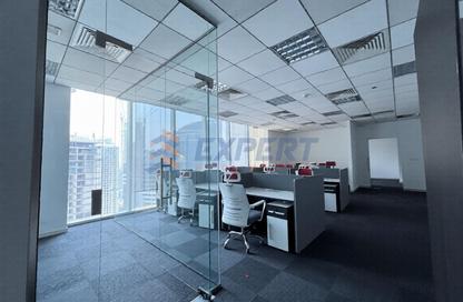 Office Space - Studio - 2 Bathrooms for rent in The Prism - Business Bay - Dubai