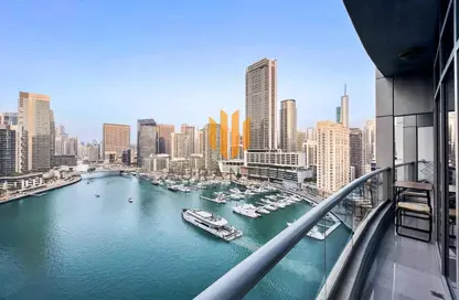 Apartment - 2 Bedrooms - 3 Bathrooms for rent in Marina Wharf 1 - Marina Wharf - Dubai Marina - Dubai