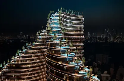 Apartment - Studio - 1 Bathroom for sale in Binghatti Skyflame 2 - Binghatti Skyflame - Majan - Dubai Land - Dubai