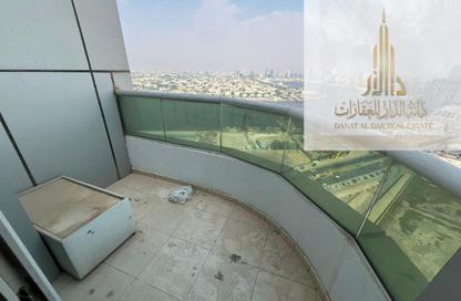 شقة - غرفة نوم - 2 حمامات للايجار في أورينت تاور 2 - أورينت تاور - البستان - عجمان
