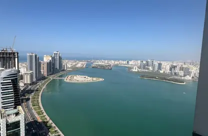 Apartment - 3 Bedrooms - 4 Bathrooms for rent in Thuraya Al Majaz Building - Al Majaz 3 - Al Majaz - Sharjah