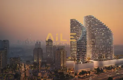 شقة - غرفة نوم - 2 حمامات للبيع في بن غاطي سكايفليم 2 - بينغاتي سكاي فليم - مجان - دبي لاند - دبي