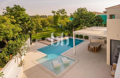 Villa - 6 Bedrooms for rent in Lime Tree Valley - Jumeirah Golf Estates - Dubai