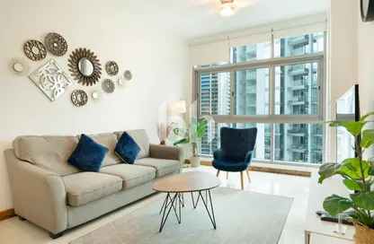 Apartment - 1 Bedroom - 2 Bathrooms for rent in Iris Blue - Dubai Marina - Dubai