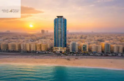 Apartment - 2 Bedrooms - 4 Bathrooms for rent in Ajman Corniche Road - Ajman