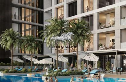 Apartment - 1 Bedroom - 2 Bathrooms for sale in Mawjan Tower - Ajman Corniche Road - Ajman