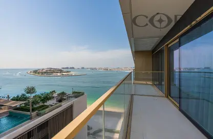 Apartment - 1 Bedroom - 1 Bathroom for sale in Grand Bleu Tower 2 - EMAAR Beachfront - Dubai Harbour - Dubai
