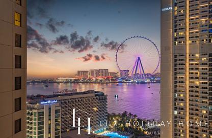 Apartment - 2 - 2 for rent in Al Fattan Tower - Al Fattan Marine Towers - Jumeirah Beach Residence - Dubai